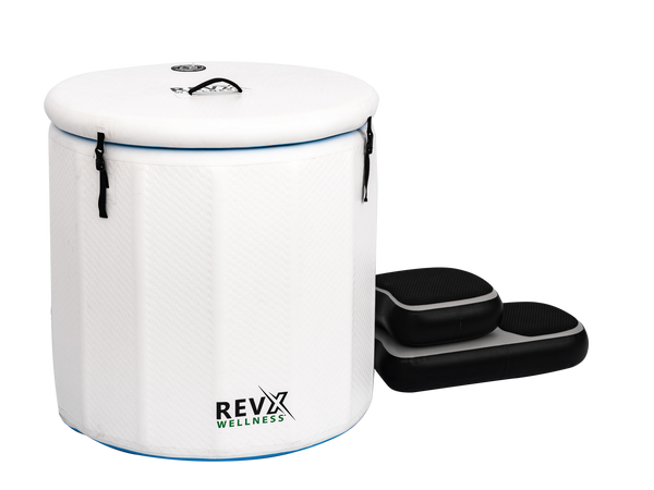 RevX Inflatable Barrel with Inflatable Steps