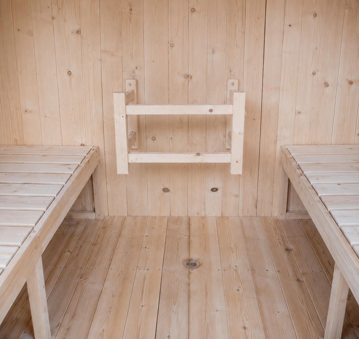 Outdoor Panoramic Cube Sauna — Red Cedar / Thermo Wood / Pine | 2-6 Person