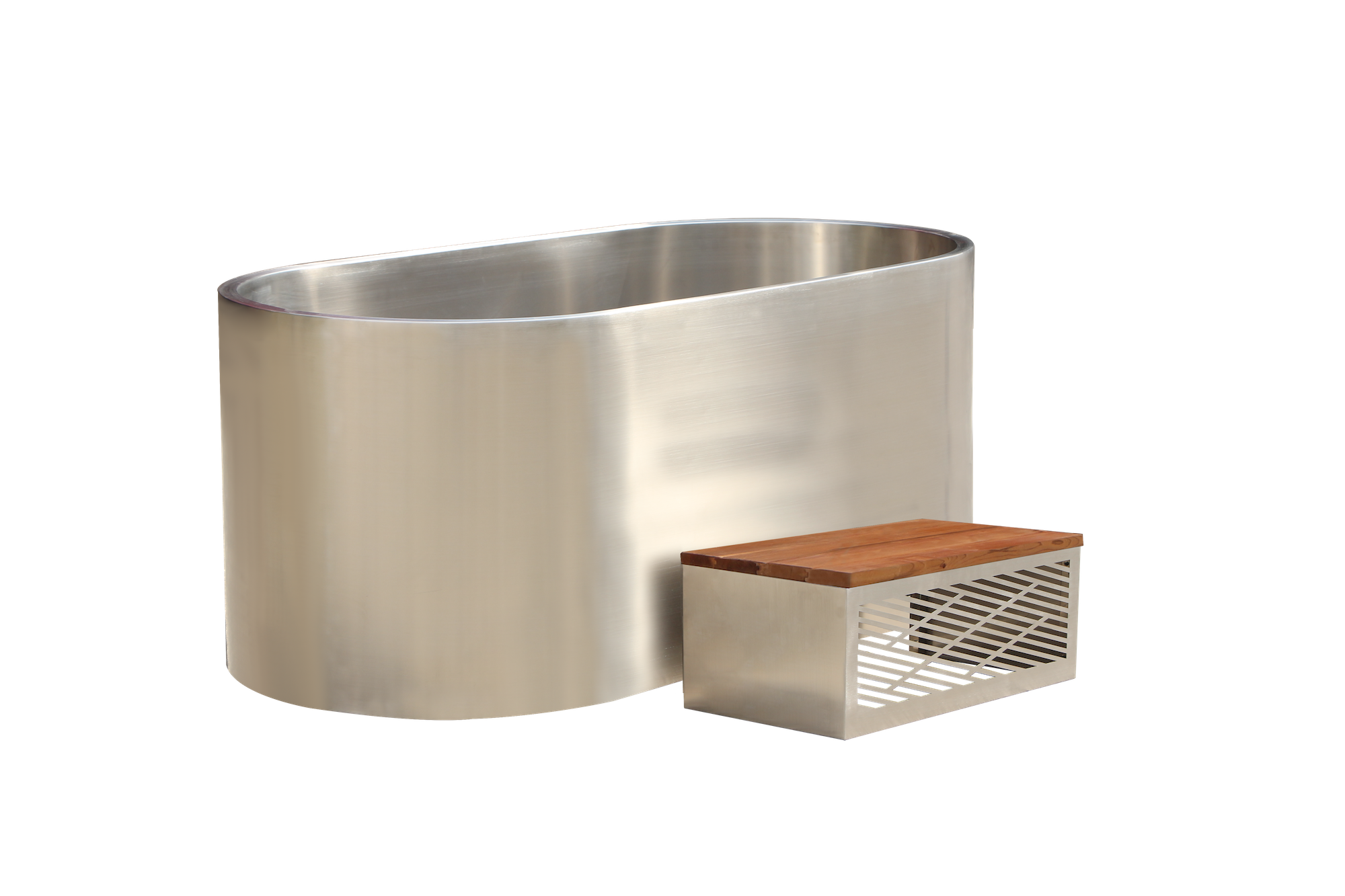 Oval Steel Ice Bath