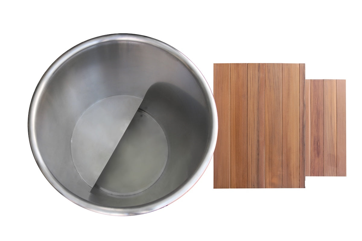 Wood Barrel Ice Bath
