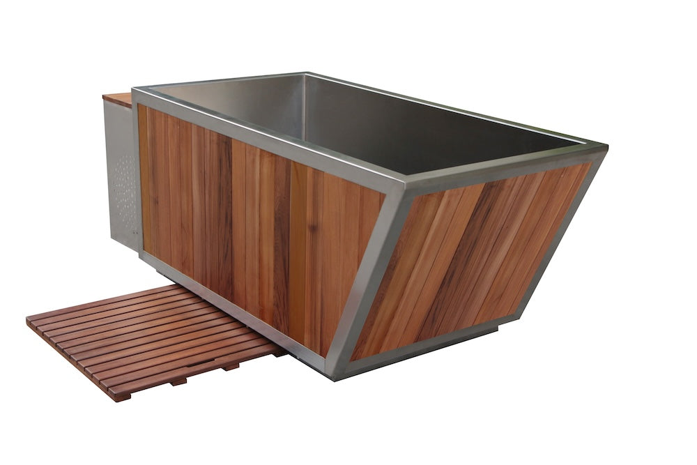 Red Cedar Steel Ice Bath