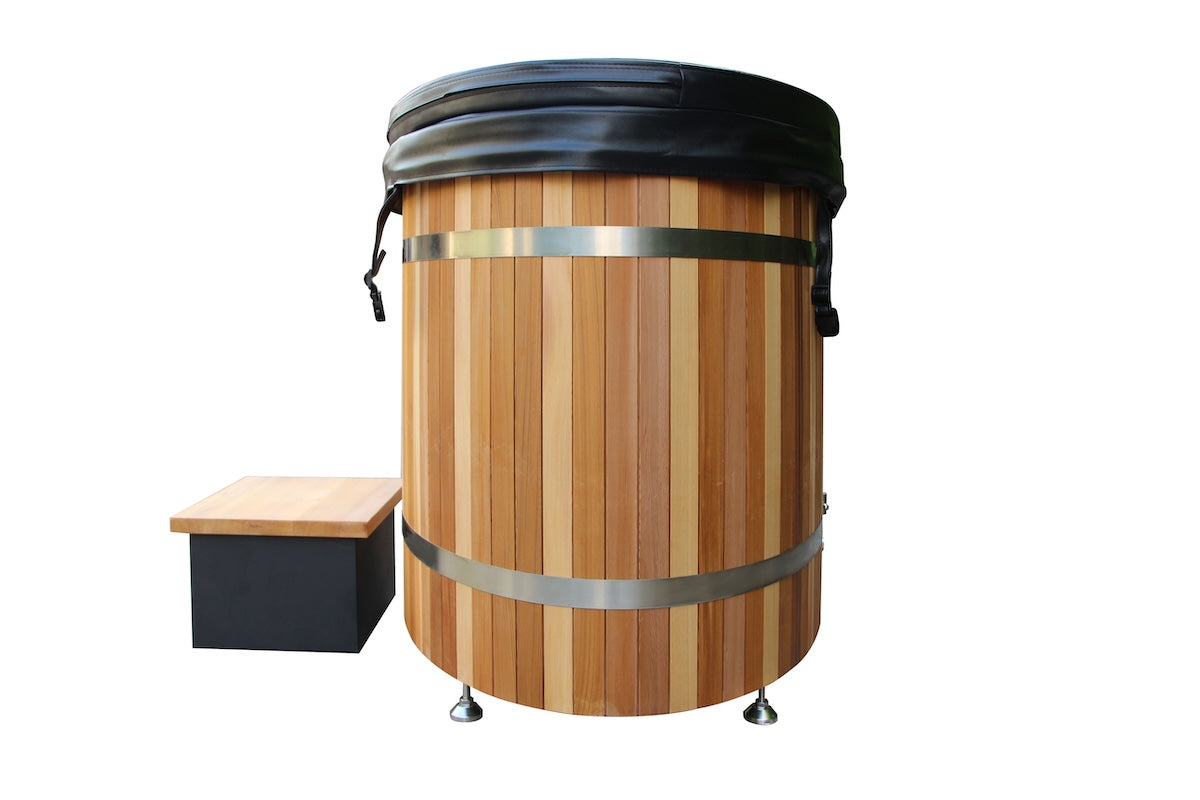 Oval Wood Tub Ice Bath
