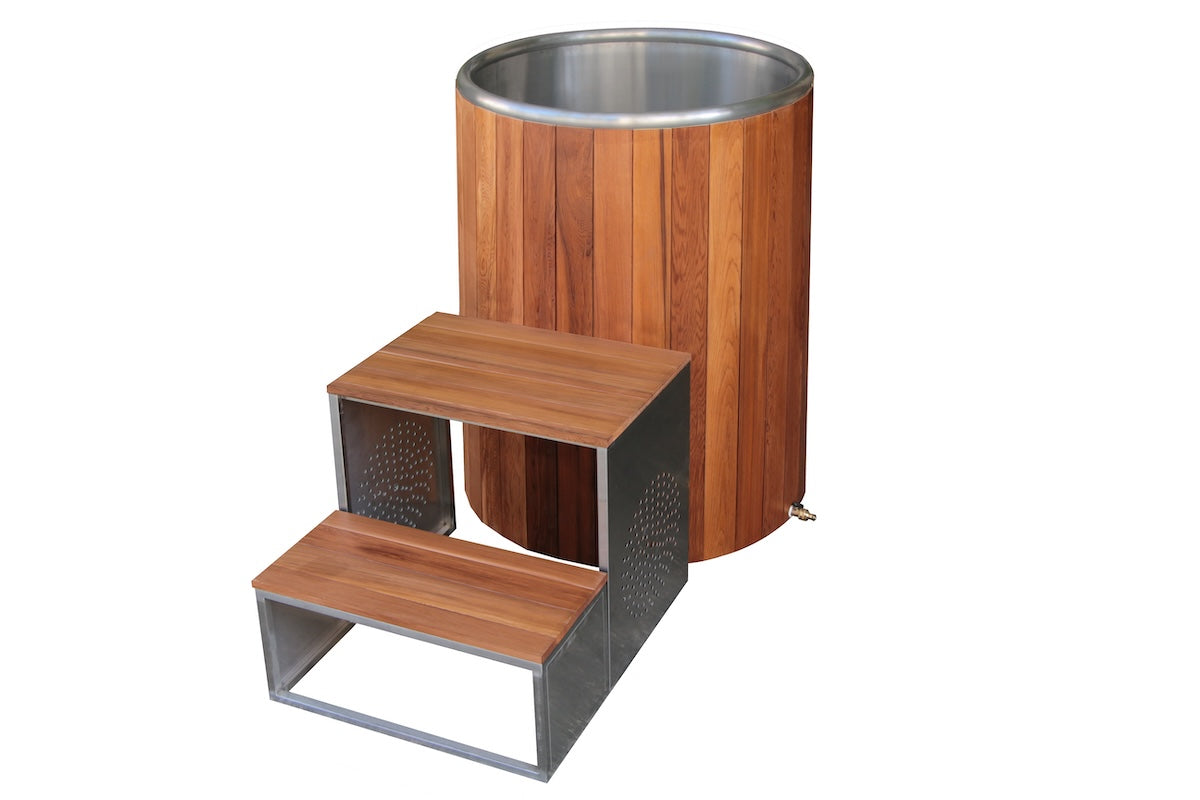 Wood Barrel Ice Bath