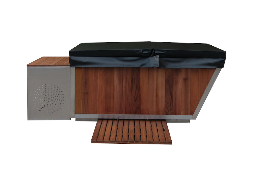 Red Cedar Steel Ice Bath