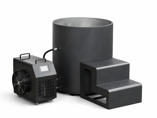 Black Barrel Ice Bath