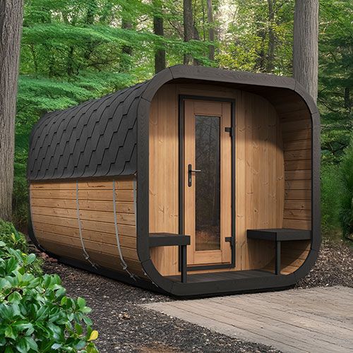 SaunaLife CL12GCP Cube-Series Outdoor Sauna