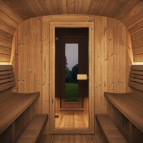 SaunaLife CL12GCP Cube-Series Outdoor Sauna
