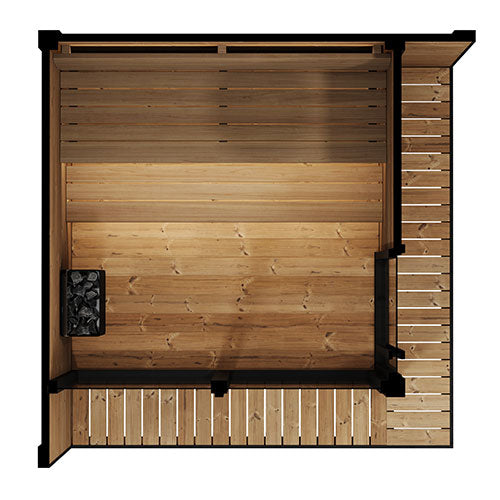 SaunaLife GL6 Luxury-Series Outdoor Sauna Kit