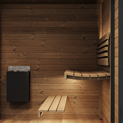 SaunaLife GL6 Luxury-Series Outdoor Sauna Kit