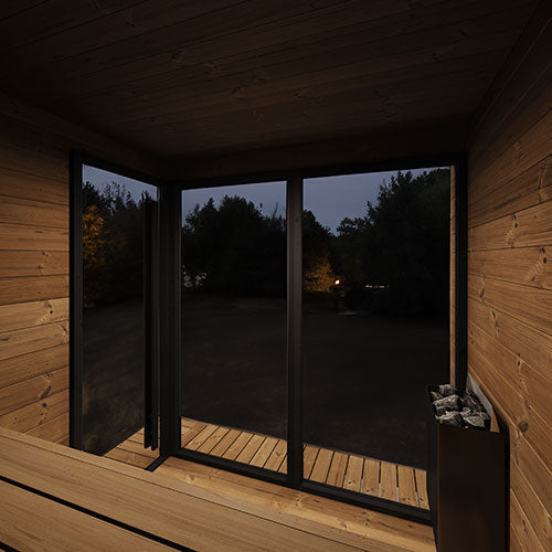 SaunaLife GL6 Luxury-Series Outdoor Sauna Kit