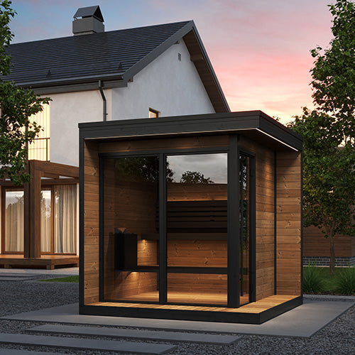 SaunaLife GL6 Luxury-Series Outdoor Sauna Kit