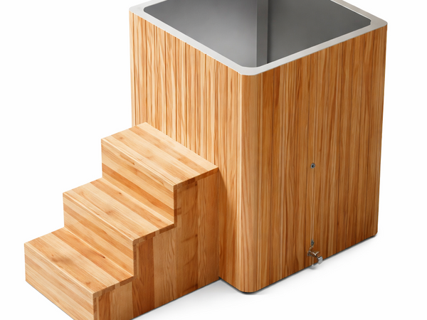 Square Cedar Ice Bath