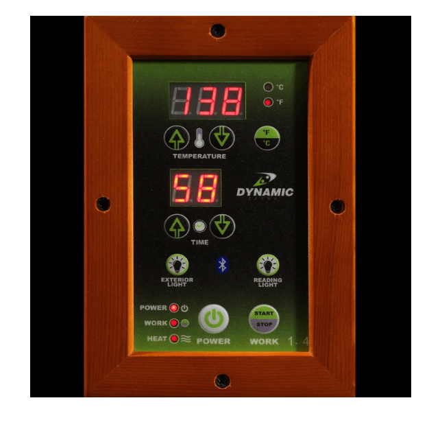 Dynamic "Vittoria" 2 Person Low EMF Infrared Sauna