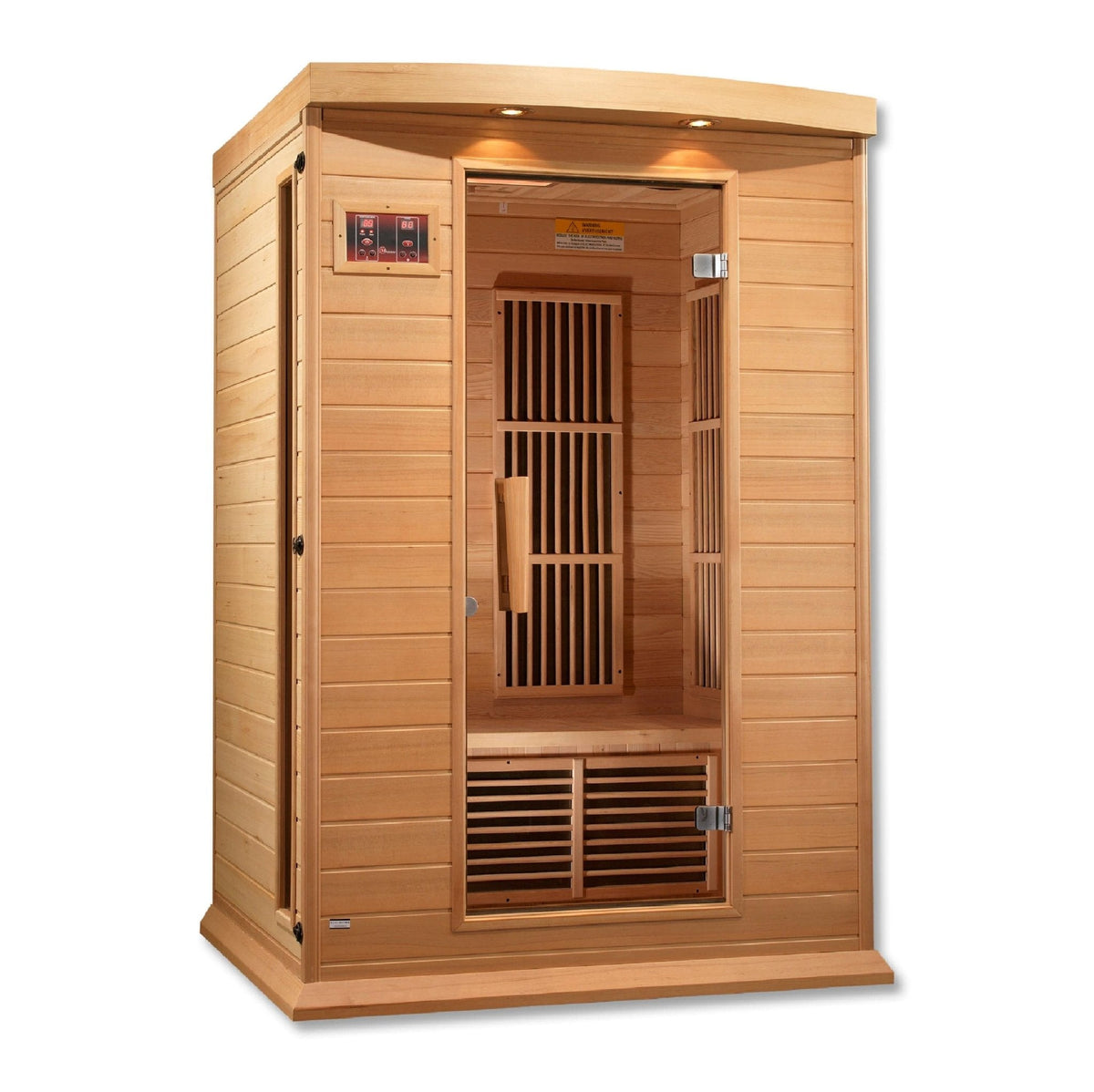 Maxxus 2-Person FAR Infrared Sauna - Low EMF with Canadian Hemlock