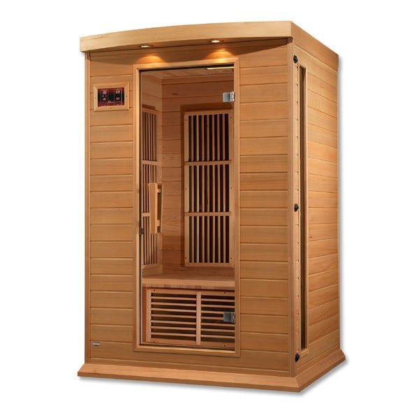 Maxxus 2-Person FAR Infrared Sauna - Low EMF with Canadian Hemlock