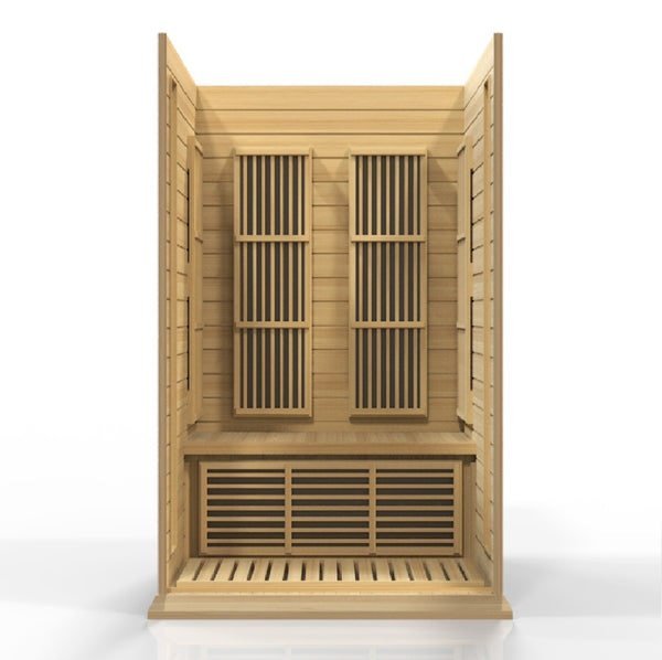 Maxxus 2-Person FAR Infrared Sauna - Low EMF with Canadian Hemlock