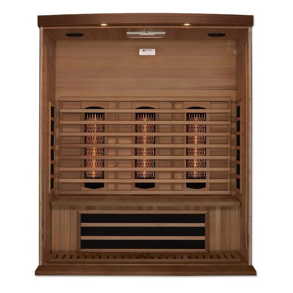 Maxxus 3-Person Full Spectrum Infrared Sauna with Canadian Red Cedar