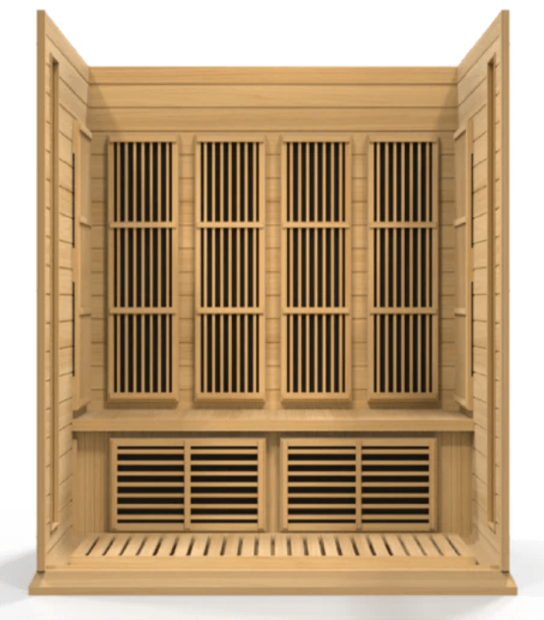 Maxxus 4-Person Low EMF FAR Infrared Sauna Canadian Red Cedar