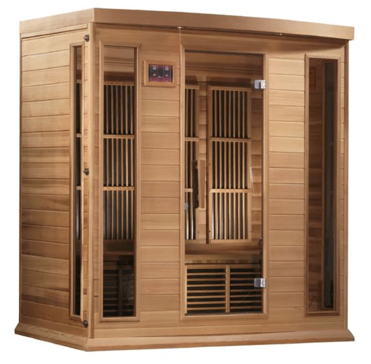 Maxxus "Chaumont Edition" 4-Person Near Zero EMF FAR Infrared Sauna with Canadian Red Cedar