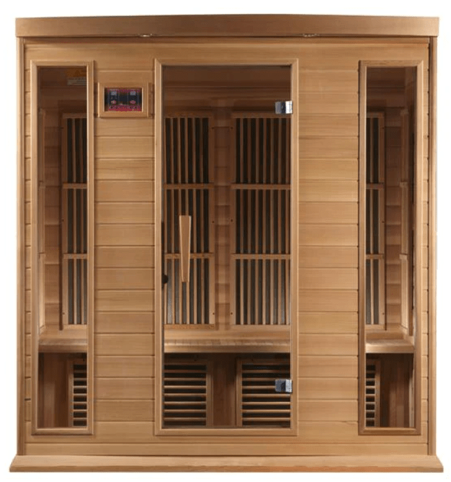 Maxxus "Chaumont Edition" 4-Person Near Zero EMF FAR Infrared Sauna with Canadian Red Cedar