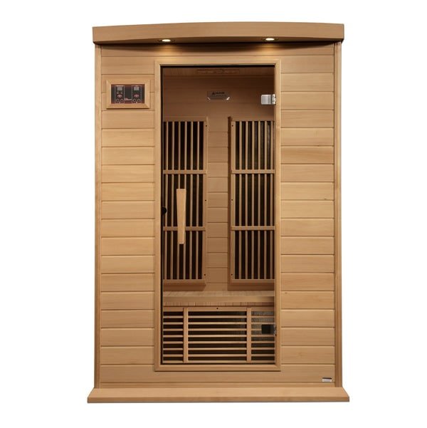 Maxxus 2-Person Near Zero EMF FAR Infrared Sauna with Hemlock