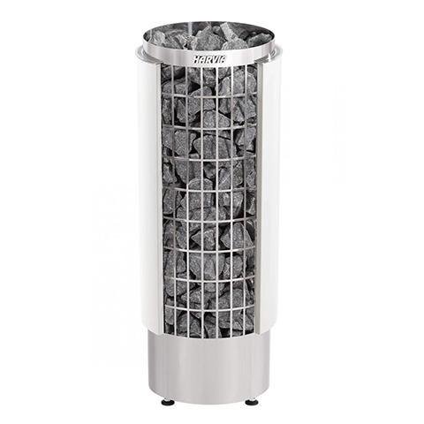 Harvia Cilindro Half Series 9kW Stainless Steel Sauna Heater at 240V 1PH