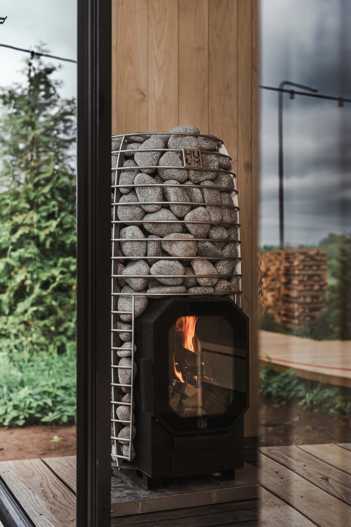 HUUM HIVE Flow Mini Wood-Burning Sauna Stove