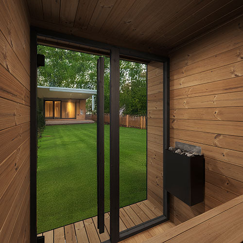 SaunaLife GL4 Luxury-Series Outdoor Sauna Kit