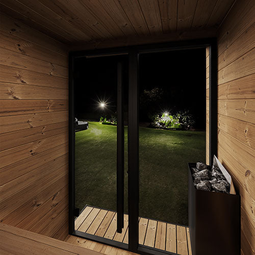 SaunaLife GL4 Luxury-Series Outdoor Sauna Kit