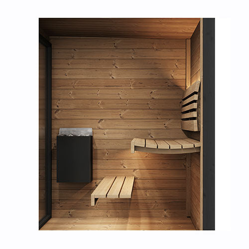 SaunaLife GL4 Luxury-Series Outdoor Sauna Kit