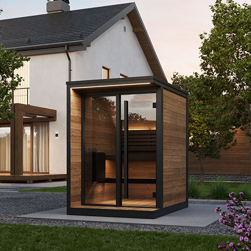 SaunaLife GL4 Luxury-Series Outdoor Sauna Kit
