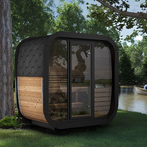 SaunaLife CL4G Cube-Series 3-Person Outdoor Sauna