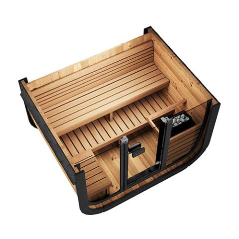 SaunaLife CL5G Cube-Series Outdoor Sauna