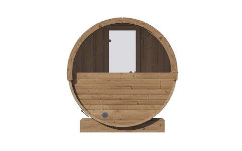 SaunaLife E8W ERGO-Series Barrel Sauna with Window