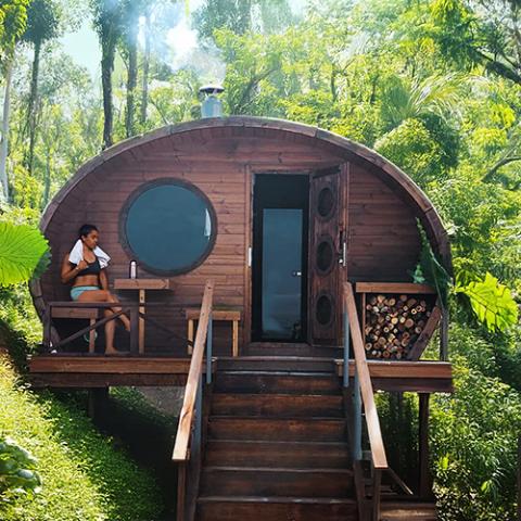 SaunaLife G11 Garden-Series Outdoor Sauna Kit