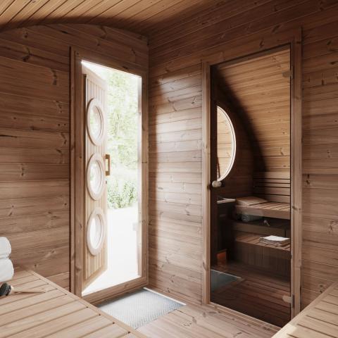 SaunaLife G11 Garden-Series Outdoor Sauna Kit