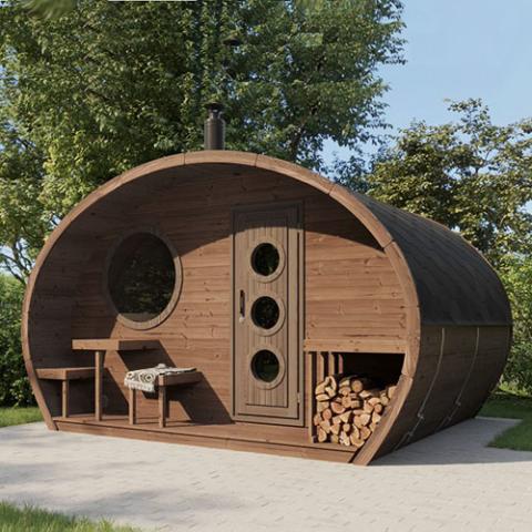 SaunaLife G11 Garden-Series Outdoor Sauna Kit