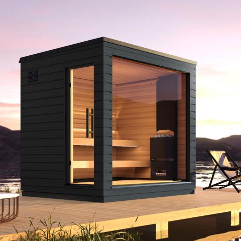 SaunaLife G6 Garden-Series Pre-Assembled Outdoor Sauna